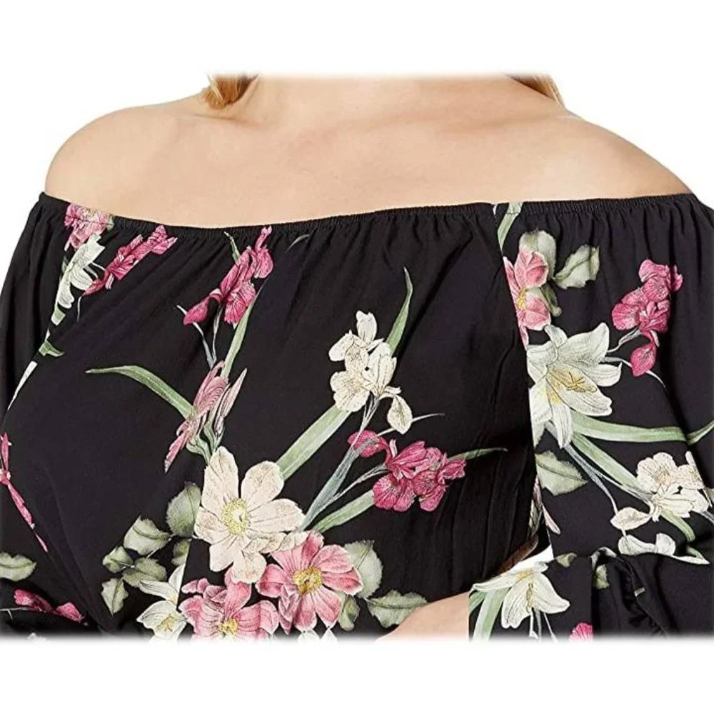 NWT City Chic Women's Plus Size Off Shoulder Romper - Picture 4 of 8